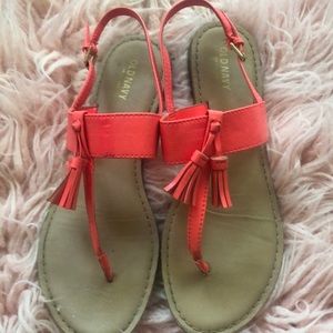Old navy hot pink sandals